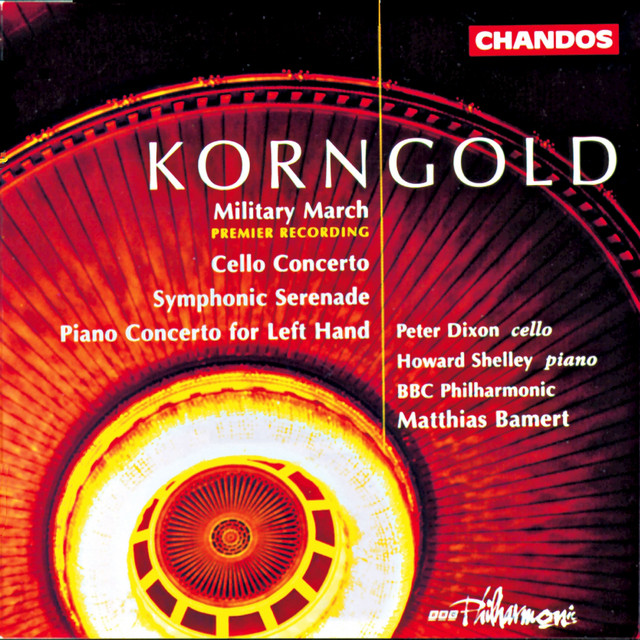 Korngold: Military March, Cello Concerto & Serenade for String Orchestra cover art