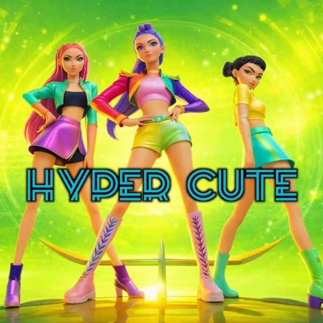 Album cover for Hyper Cute by KPop Demon Cast Hunters