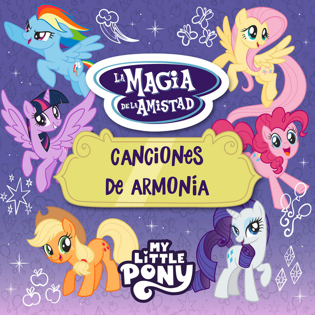 Maglietta My Little Pony Friendship Is Magic Pony Road Viola - T-Shirt Ufficiale Per Bambine