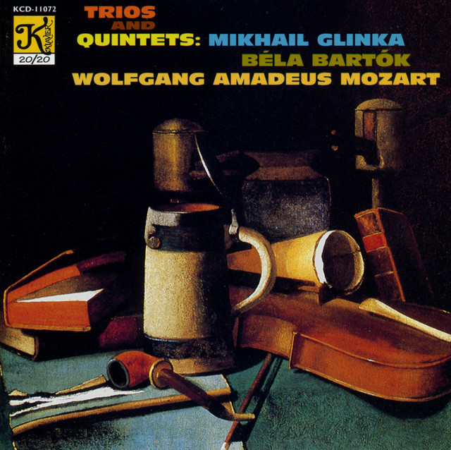 Glinka: Trio Pathétique / Mozart: Piano Quintet in E-Flat Major / Bartok: Contrasts cover