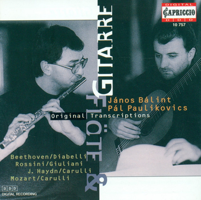 Flute and Guitar Arrangements - Mozart, W.A. / Haydn, F.J. / Diabelli, A. / Rossini, G. / Weber, G. cover art