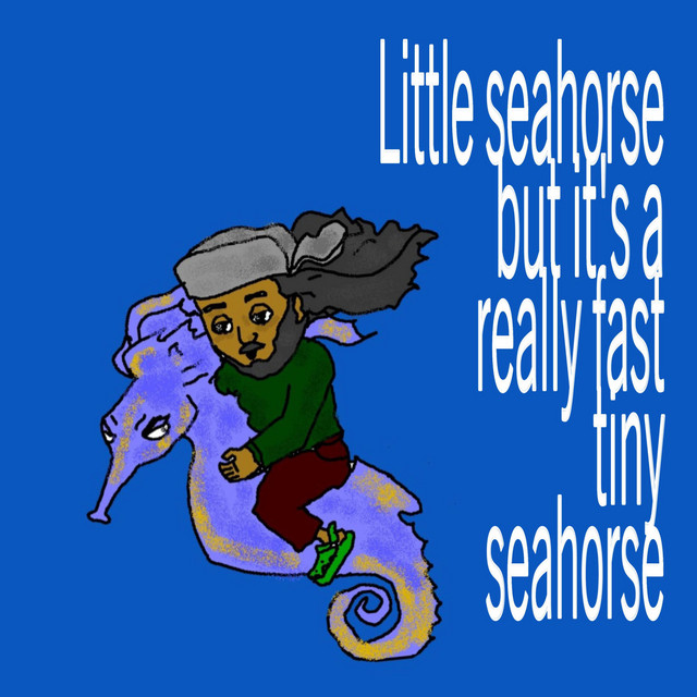 Little seahorse but it's a really fast tiny seahorse cover art