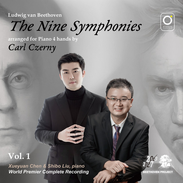 Beethoven The Nine Symphonies, arranged for Piano 4 hands by Carl