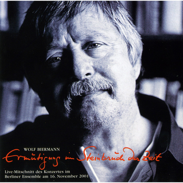 Ermutigung im Steinbruch der Zeit (Live-Mitschnitt des Konzertes im Berliner Ensemble am 16. November 2001) cover art