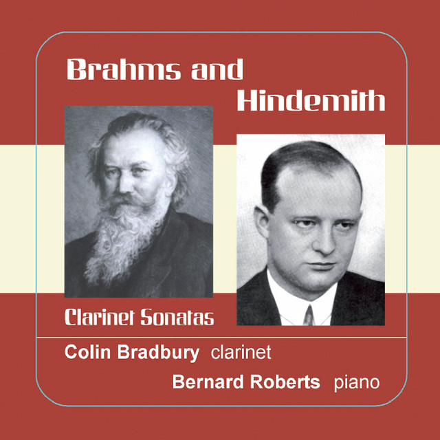 Brahms and Hindemith Clarinet Sonatas cover
