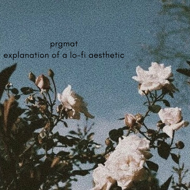 PRGMAT, DanucD – Explanation of a Lo-Fi Aesthetic