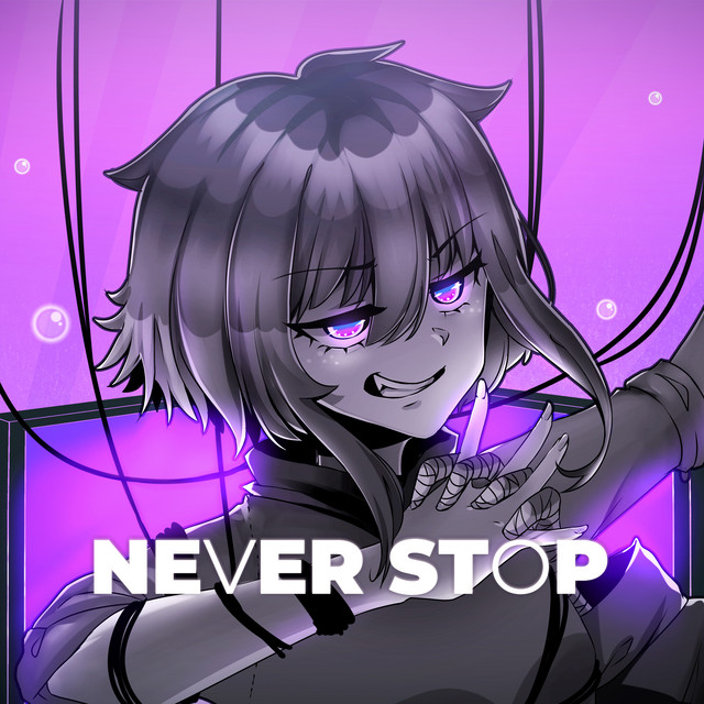 NEVER STOP cover art