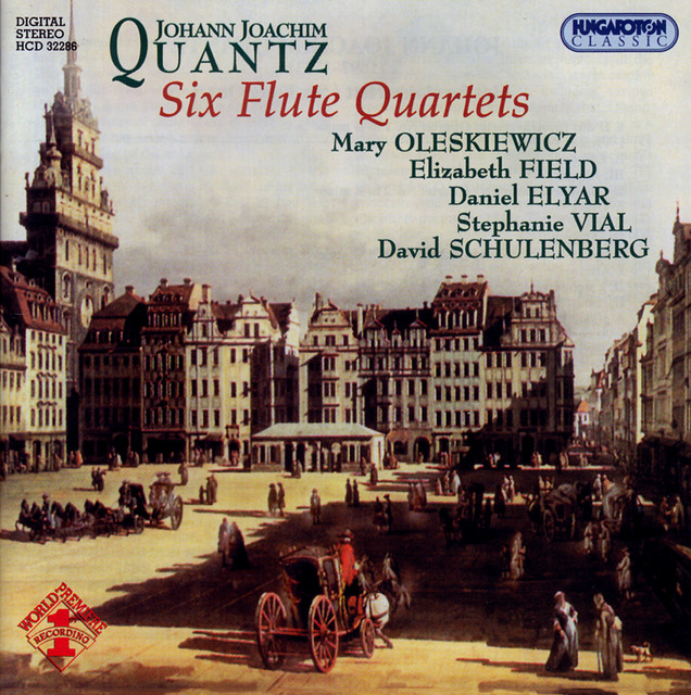 Quantz: 6 Flute Quartets cover art