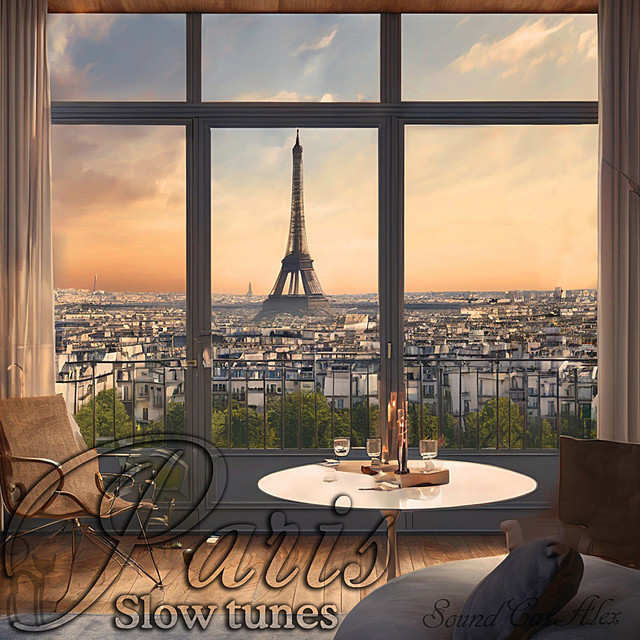 Обкладинка: Slow tunes Paris - Instrumental Version — Soundcat Alex