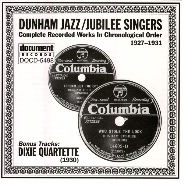 Dunham Jazz & Jubilee Singers (1927-1931)