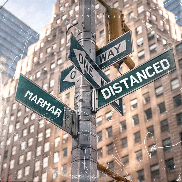 Distanced cover art