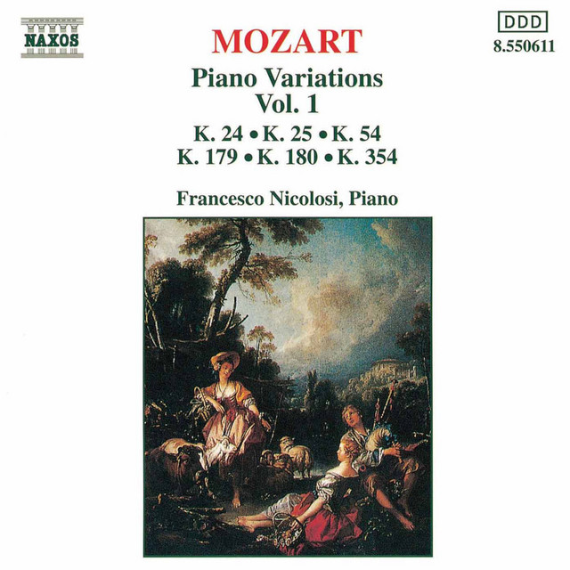 Mozart: Piano Variations, Vol. 1 cover art