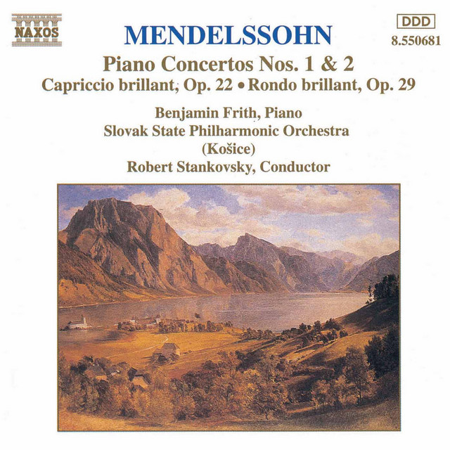 Mendelssohn: Piano Concertos Nos. 1 and 2 / Capriccio Brillant / Rondo Brillant cover art
