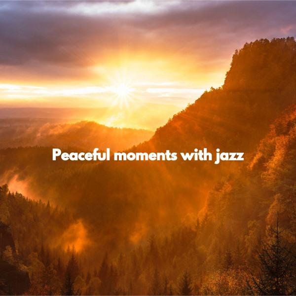 Peaceful moments with jazz cover art