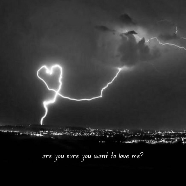 are you sure you want to love me? cover art