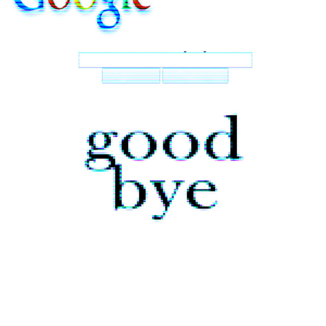 good bye cover art