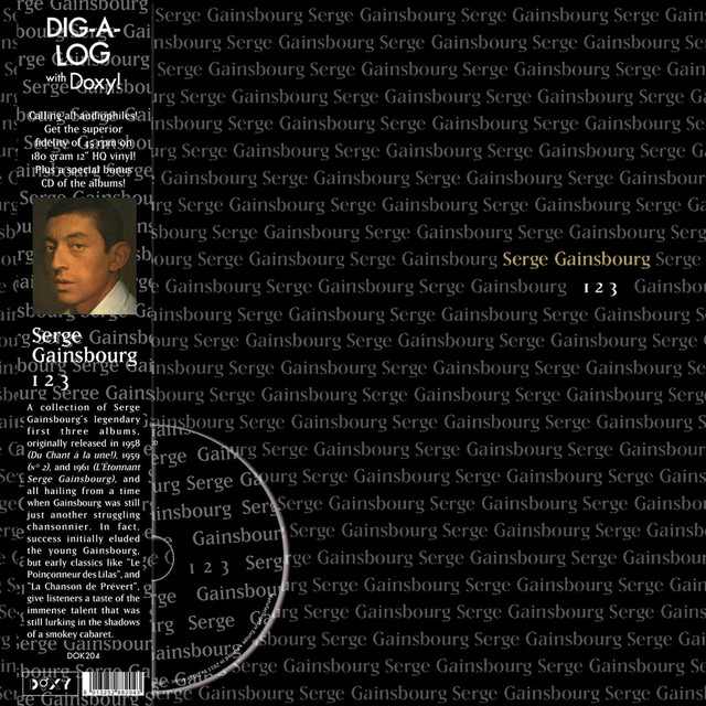 Serge Gainsbourg 1, 2, 3 cover art