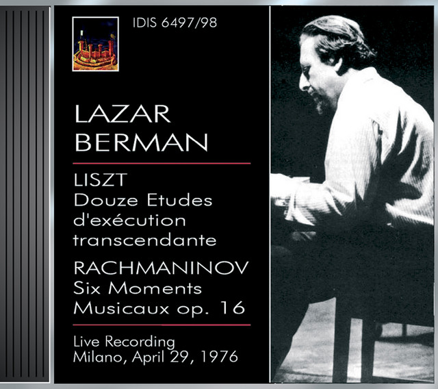 Berman, Lazar: Lazar Berman Plays Liszt and Rachmaninov (29 April 1976) cover art