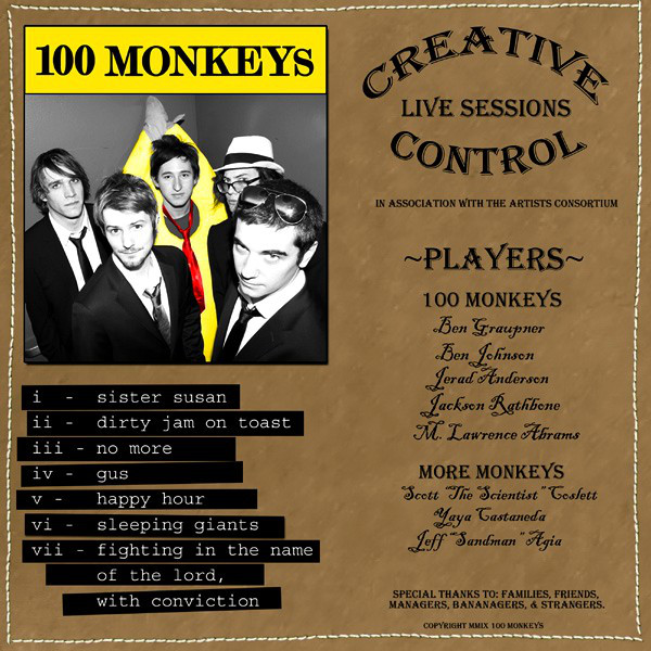 Creative Control: Live Sessions cover art