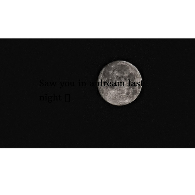 Saw You in a Dream Last Night