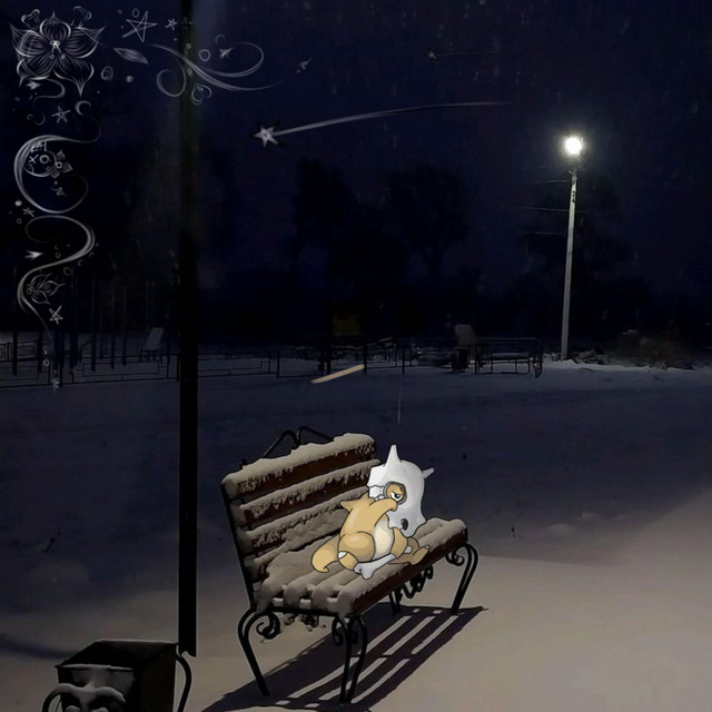 pretty in the snow cover art