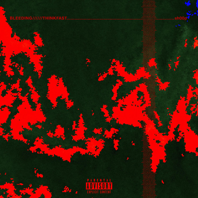 BLEEDING///THINKFAST cover art