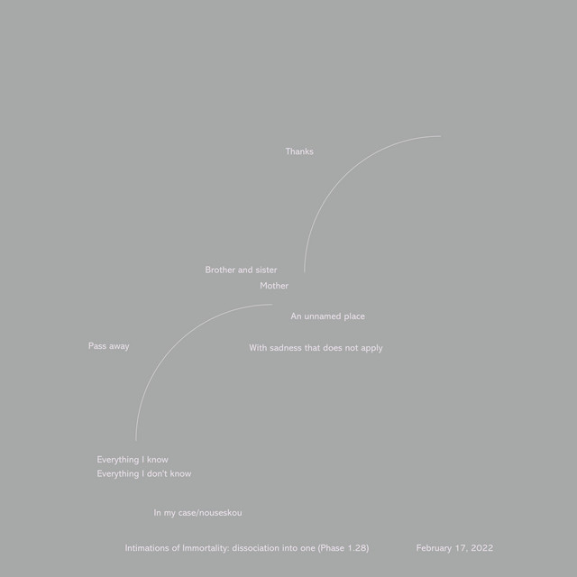 Intimations of Immortality: dissociation into one (Phase 1​​.​​28) cover art