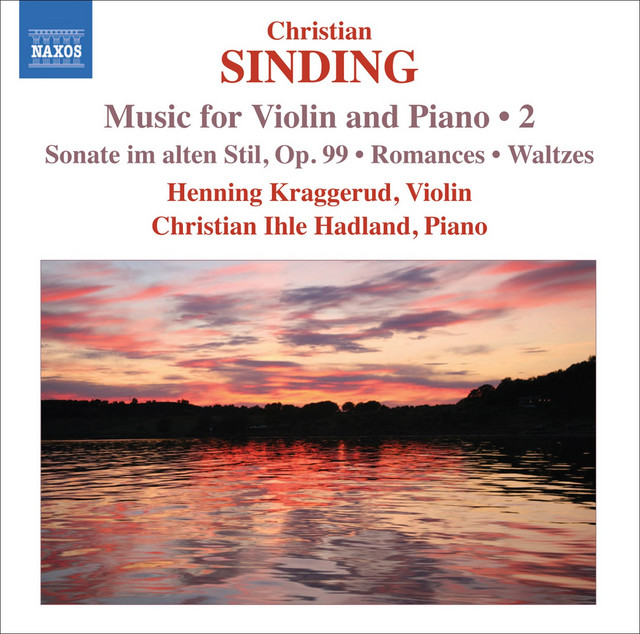 Sinding, C.: Violin and Piano Music, Vol. 2 cover art