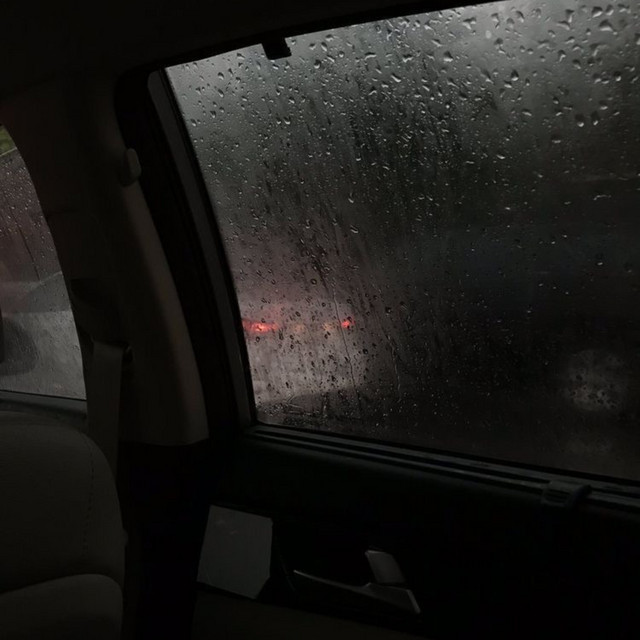 let go [instrumental (slowed & reverb with rain)] cover art