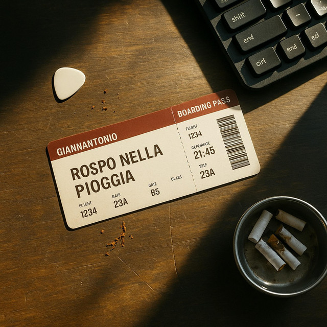 Rospo nella pioggia cover art