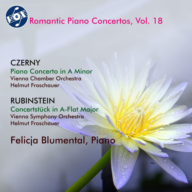 Czerny: Piano Concerto in A Minor - Rubinstein: Concertstück cover art