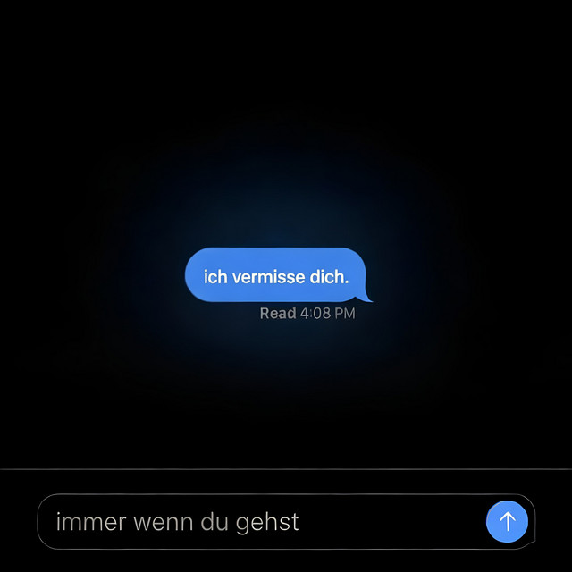 Immer wenn du gehst cover art