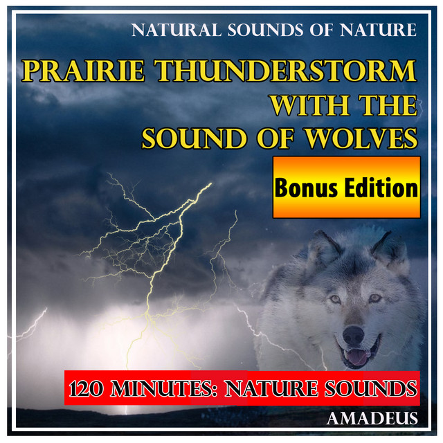 Prairie Thunderstorm with the Sound of Wolves: Natural Sounds of Nature: Bonus Edition cover art