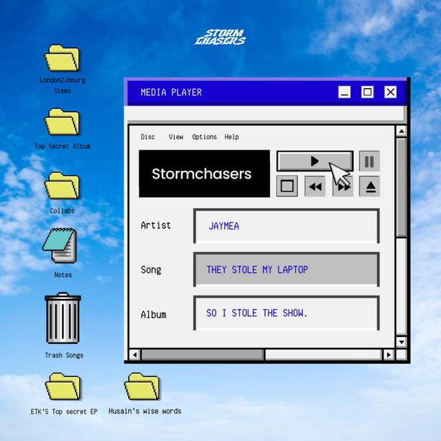 They stole my laptop, So I stole the show. cover art