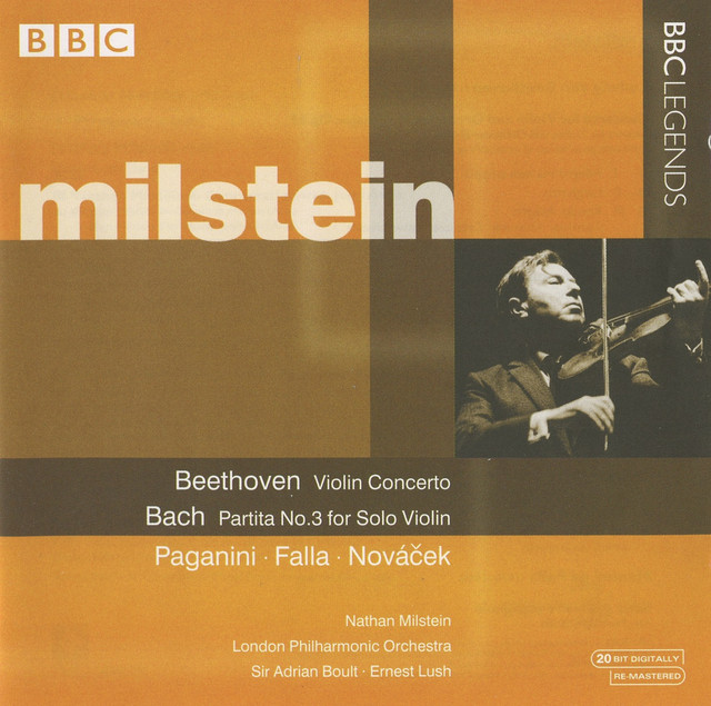 Milstein - Beethoven, Milstein, Paganini, Falla, Novacek (1957