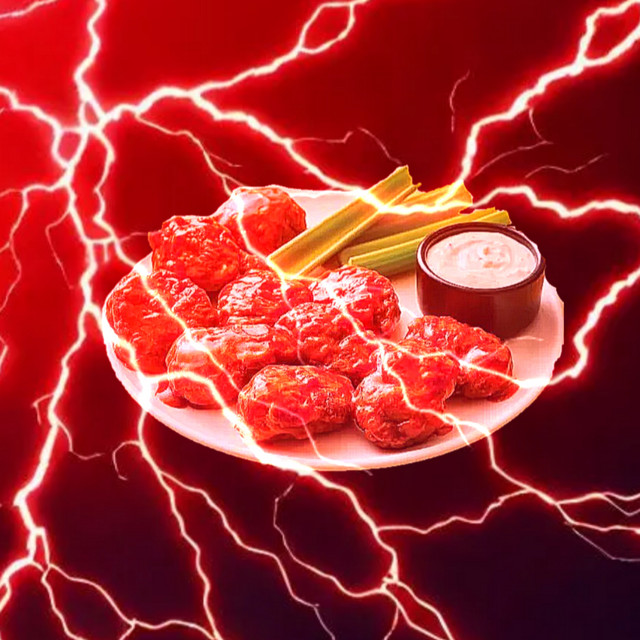 He Took a Bite of a Boneless Wing