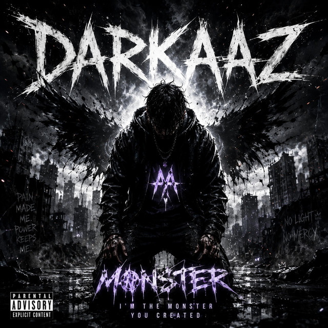 Cover art for the single MONSTER by DARKAAZ