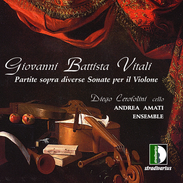 Chiaccona a Basso Solo del Colombi, basso di violino (B flat, F, c, g)