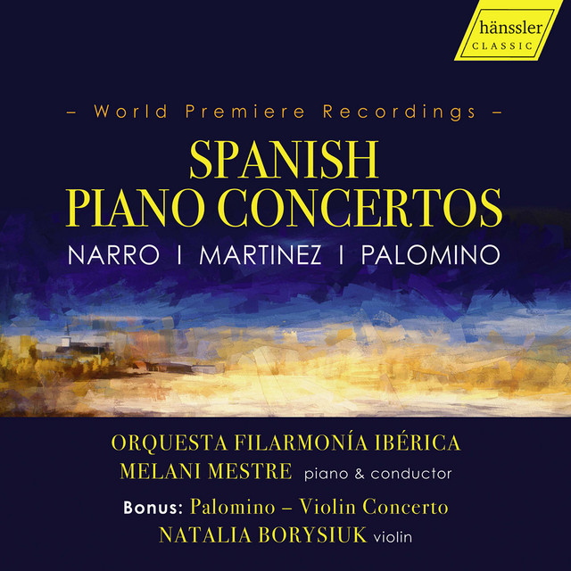 Narro, Martines & Palomino: Spanish Piano Concertos cover