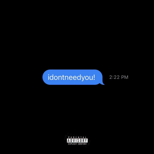 idontneedyou! cover art