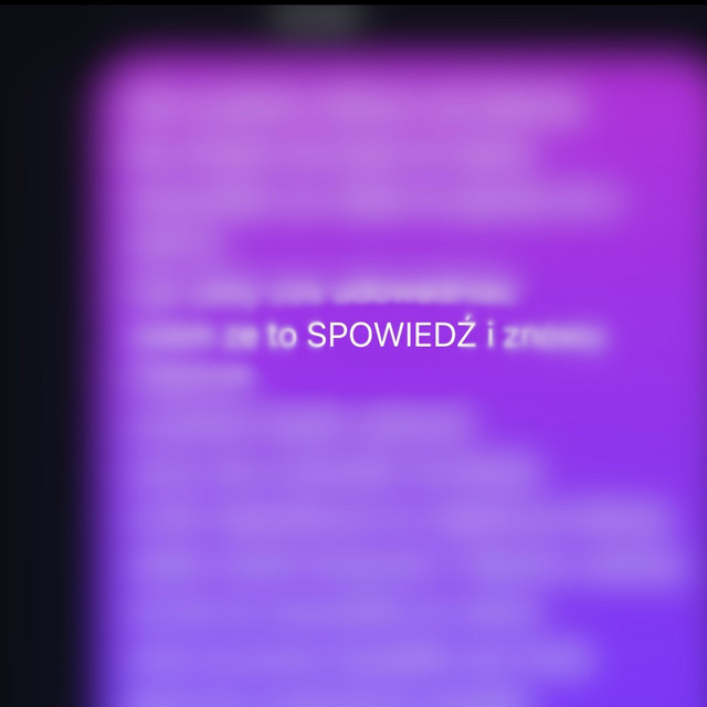 SPOWIEDŹ