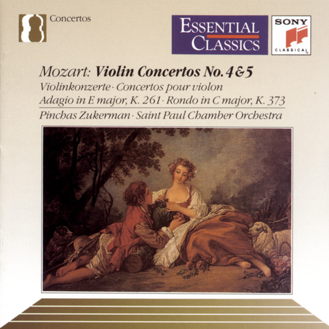 Mozart: Violin Concertos Nos. 4 & 5, Adagio, K. 261 & Rondo, K