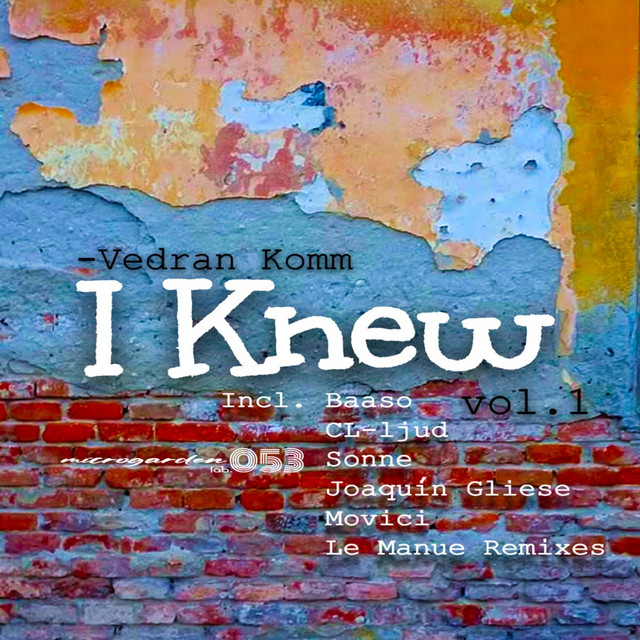 I Knew Vol.1 cover art