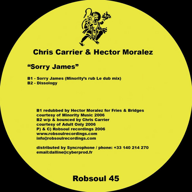 Sorry James EP cover art
