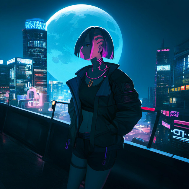Cyberpunk City Solitude cover art