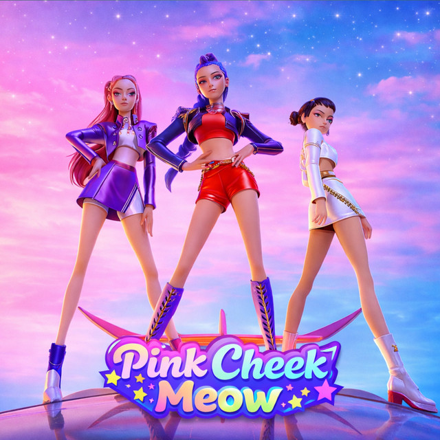 Album cover for Pink Cheek Meow by KPop Demon Hunter