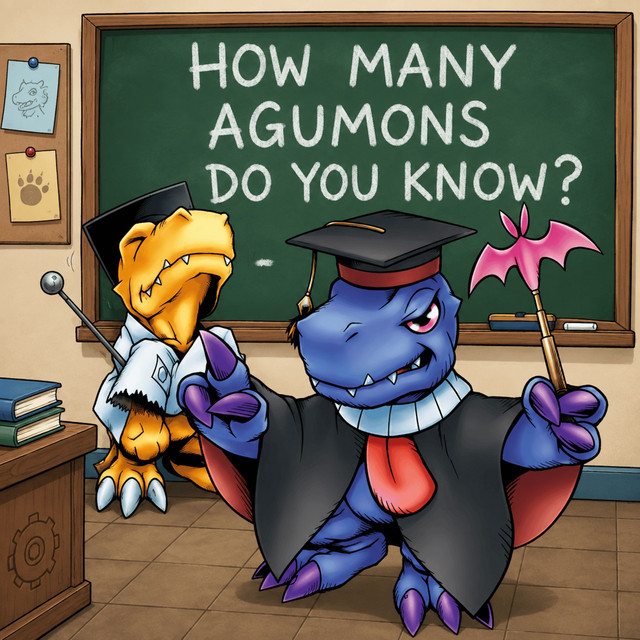 HOW MANY AGUMONS DO YOU KNOW? cover