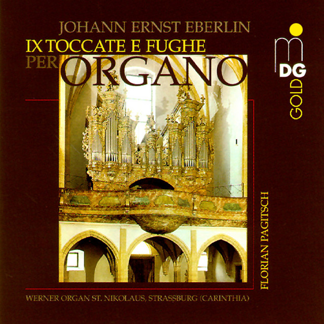 Eberlin: IX Toccate e Fughe per organo cover art