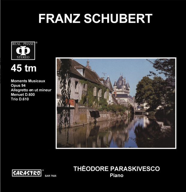 Schubert: Moments Musicaux - Allegreeto en ut mineur - Menuet, D. 600 - Trio, D. 610 cover art