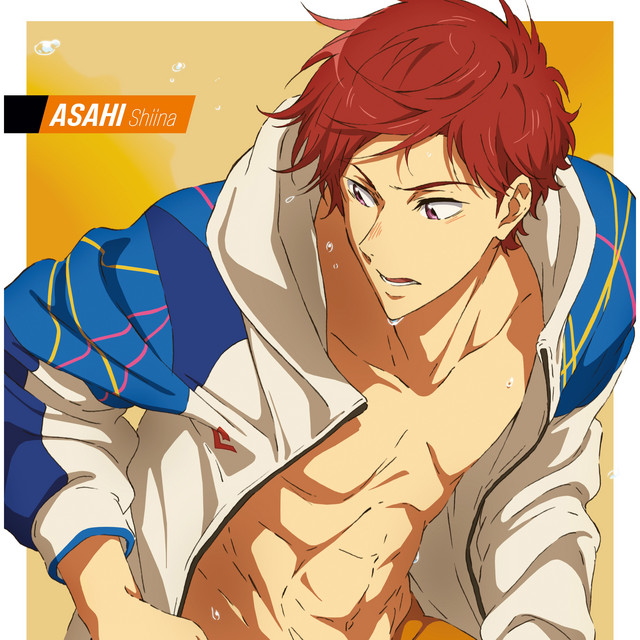 "Free!-the Final Stroke-" Character Song Single Vol.3 Asahi Shiina (CV: Toshiyuki Toyonaga) cover art